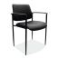 Guest Stack Chair with Arms and Black Frame1