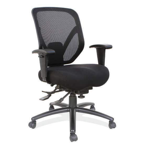 Big and Tall High Back, Multi-Function Chair with Black Steel Base1
