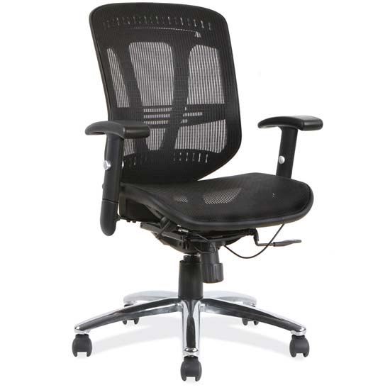 Mesh, Mid Back Task Chair with Chrome Frame1
