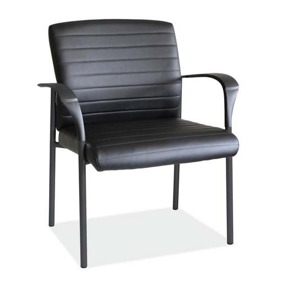 Guest Arm Chair with Black Frame1