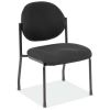 Armless Side Chair with Black Frame1