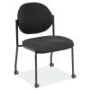 Armless Side Chair with Black Frame2