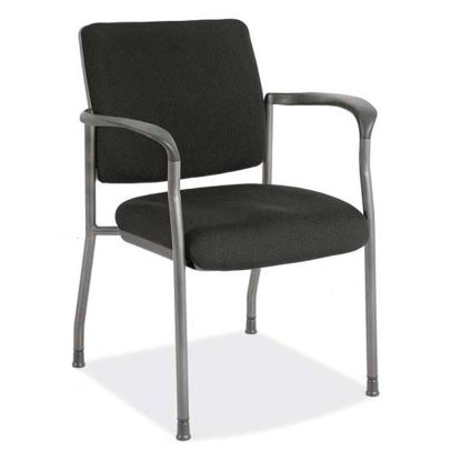 Guest Chair with Arms and Titanium Gray Frame1