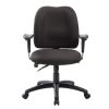 Multi-Function Task Chair with Adjustable Arms and Black Frame3
