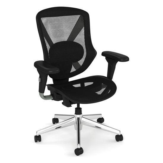 Mid Back All Mesh Task Chair with Chrome Base1