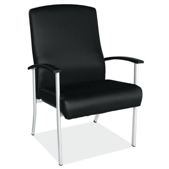 Big and Tall Guest Chair with Silver Frame1