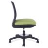 Armless, Mesh Back Core Chair with Rotating Tilt and Black Base4