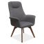 High Back Guest Chair with Wood Leg Base1