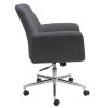 Mid Back Swivel Chair with 5 Star Chrome Base4