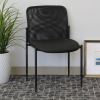 Armless Side Chair with Black Frame5