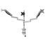 Triple Monitor Arm - Silver1