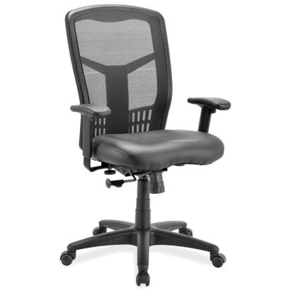 Swivel Tilt, High Back Chair with Black Frame1