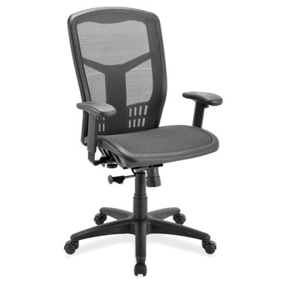 Swivel Tilt, High Back Chair with Black Frame1