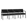 Picture of Lenox Steel 4 Seater with Center Arms