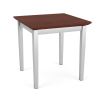 Lenox Steel End Table (Silver/Canyon Cherry)1