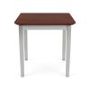 Lenox Steel End Table (Silver/Canyon Cherry)2