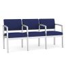 Picture of Lenox Steel 3 Seater with Center Arms
