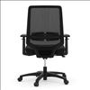 Mesh Mid Back Task Chair with Black Seat and Black Frame4