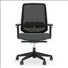 Mesh Mid Back Task Chair with Gray Seat and Black Frame5