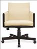 Swivel Chair with Espresso Wood Frame2