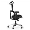 All Mesh High Back Chair with Headrest and Aluminum Base2