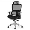 All Mesh High Back Chair with Headrest and Aluminum Base3