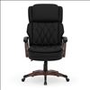 Executive High Back, Tufted Seat and Back with Plastic Wooden Arms and Base2