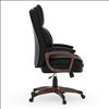 Executive High Back, Tufted Seat and Back with Plastic Wooden Arms and Base3