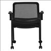 Mesh Back Side Chair with Casters4