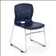Armless Sled Base Stack Chair with Chrome Frame1