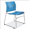 Armless Stackable Side Chair with Chrome Frame3