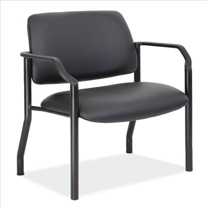 Guest Chair with Arms and Black Frame1