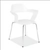 Stackable Chair with Chrome Frame8