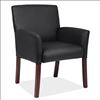 Retro Style Guest Chair with Wood Legs9