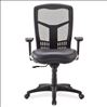 Synchro High Back Chair with Seat Slider and Black Frame2