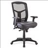 Synchro High Back Chair with Seat Slider and Black Frame6