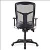 Synchro High Back Chair with Seat Slider and Black Frame9