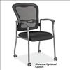 Mesh Back Guest Chair with Arms and Titanium Gray Frame3
