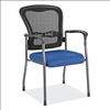 Mesh Back Guest Chair with Arms and Titanium Gray Frame7