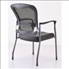 Mesh Back Guest Chair with Arms and Titanium Gray Frame5
