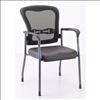 Mesh Back Guest Chair with Arms and Titanium Gray Frame6