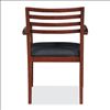 Slat Back Guest Chair with Arms and Wood Frame2