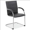 Sled Based Guest Chair with Chrome Frame2