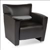 Tribeca Club Chair with Carbonized Finished Tablet Arm1