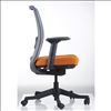 Gray Mesh Mid Back Task Chair with Black Frame3