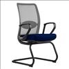 Gray Mesh Guest Chair with Black Cantilever Base5