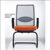 Gray Mesh Guest Chair with Black Cantilever Base6
