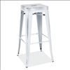 30''H Backless Indoor/Outdoor Distressed Bar Stool1