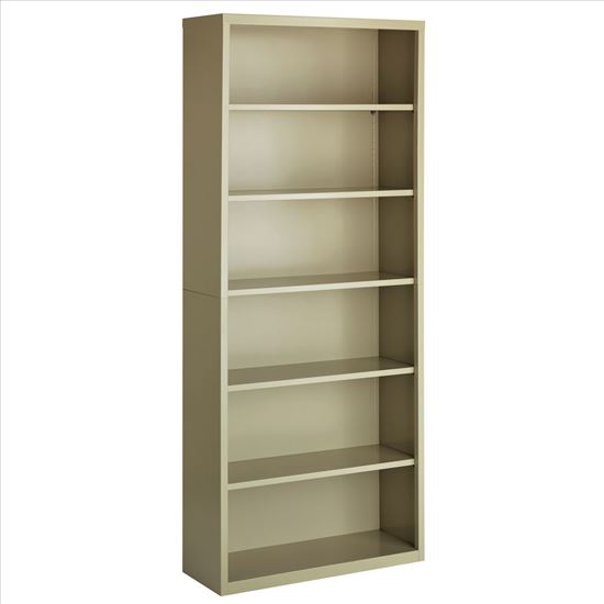6 Shelf Metal Bookcase, 82'' High1
