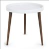 Plastic Round Table Top with 17" Wood Legs1